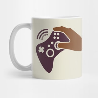 Black Gamer Controller Mug